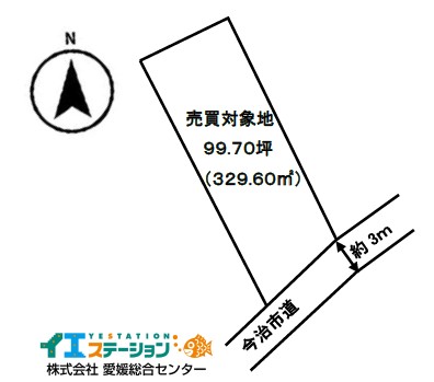 土地 今治市石井町１丁目1-20 JR予讃線今治駅 930万円