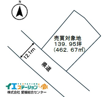 土地 今治市四村 JR予讃線伊予富田駅 1,530万円