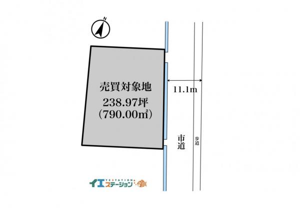土地 新居浜市北内町１丁目 JR予讃線新居浜駅 890万円
