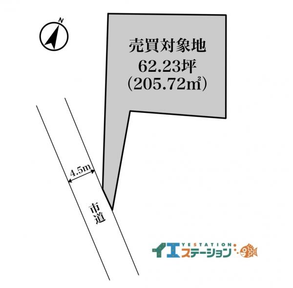 土地 新居浜市松原町 JR予讃線新居浜駅 250万円
