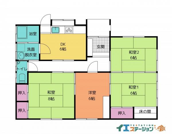 中古戸建 新居浜市北内町4丁目 JR予讃線新居浜駅 280万円