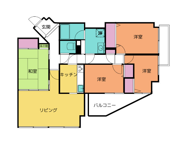 中古マンション 今治市泉川町２丁目1-24 JR予讃線今治駅 1,130万円