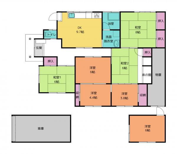 中古戸建 新居浜市松神子２丁目 JR予讃線多喜浜駅 100万円