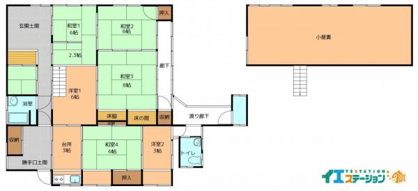 中古戸建 西条市壬生川356-2、356-3 JR予讃線壬生川駅 450万円