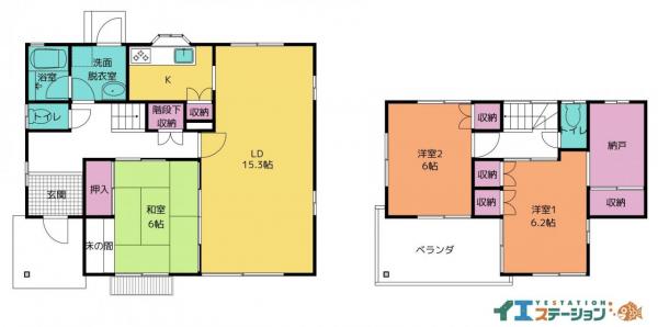 中古戸建 新居浜市庄内町1丁目 JR予讃線新居浜駅 1,780万円