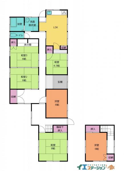 中古戸建 新居浜市萩生 JR予讃線中萩駅 180万円