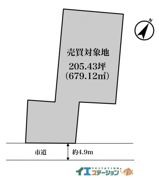 土地 今治市東鳥生町3丁目2-46 JR予讃線伊予富田駅 2,050万円