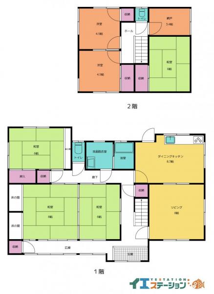 中古戸建 今治市郷新屋敷町１丁目 JR予讃線伊予富田駅 910万円