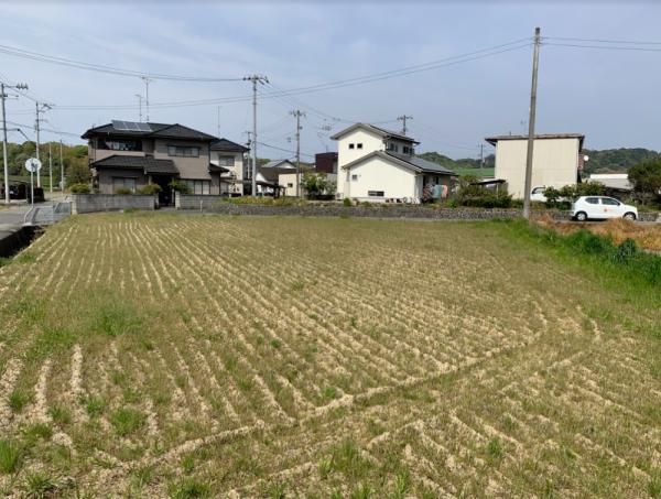 【不動産販売　愛媛総合】1760　土地　今治市大西町九王甲 現地土地写真 