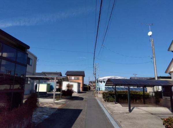  前面道路含む現地写真 