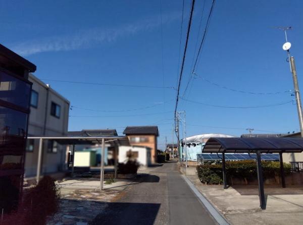  前面道路含む現地写真 