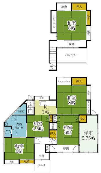中古戸建 栃木県鹿沼市三幸町1511-1 東武日光線新鹿沼駅 450万円