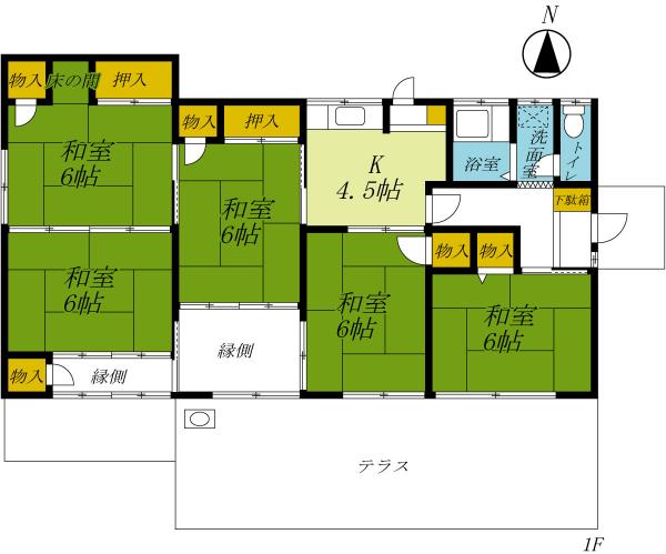 中古戸建 大田原市薄葉2153-40 JR東北本線(宇都宮線)野崎駅 380万円