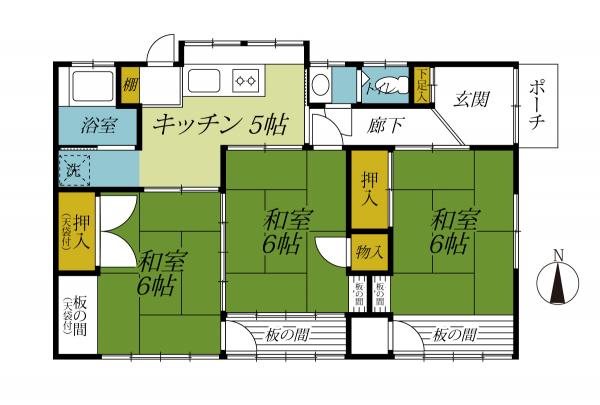 中古戸建 栃木市大宮町2411-5 東武宇都宮線野州平川駅 280万円
