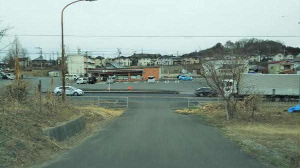 矢板市中　土地 前面道路含む現地写真 