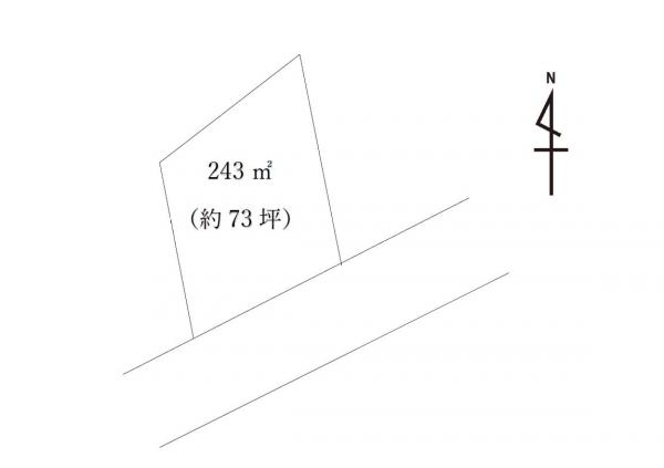 日光市山口　土地 区画図 