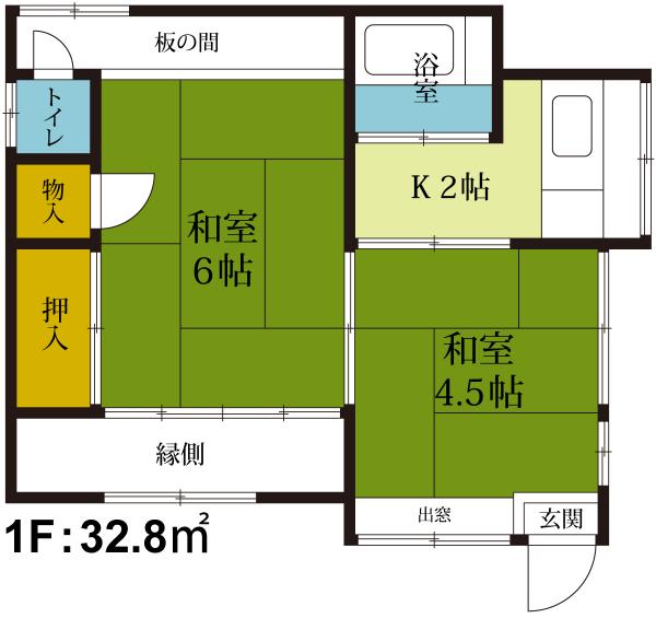中古戸建 鹿沼市上殿町925-8 東武日光線新鹿沼駅 130万円