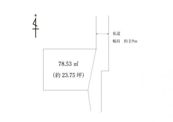 土地 鹿沼市上殿町925-8 東武日光線新鹿沼駅 130万円