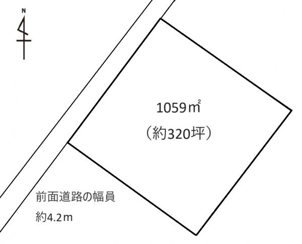 那須塩原市戸田　約320坪の土地　那須高原グリーンランド 区画図 