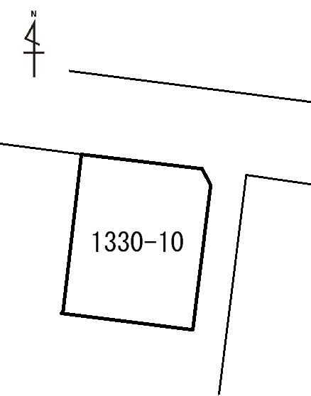 宇都宮市江曽島町　上物有の約36坪の土地 区画図 