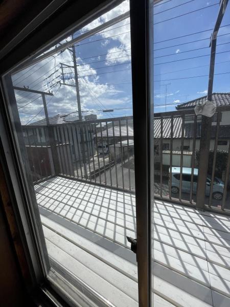 鹿沼市貝島町　2階建て4DK+改築（洋室） バルコニー 