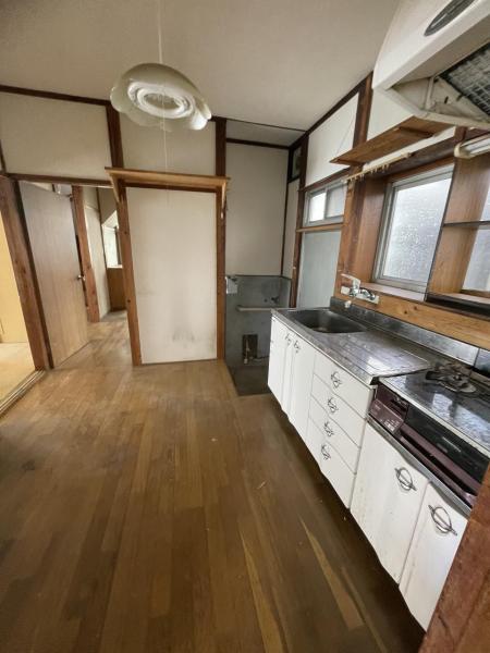 鹿沼市貝島町　2階建て4DK+改築（洋室） キッチン 