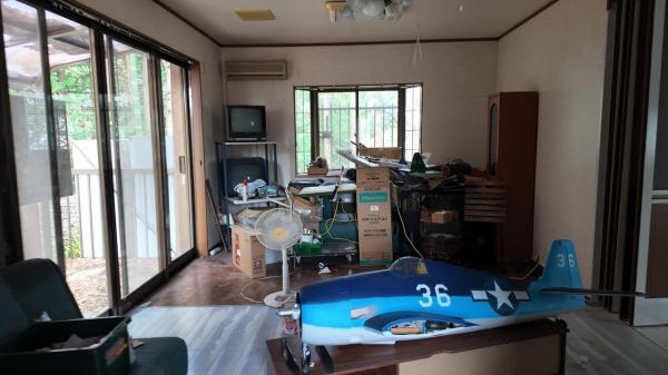 さくら市喜連川　平屋2LDK＋ロフト リビングダイニング