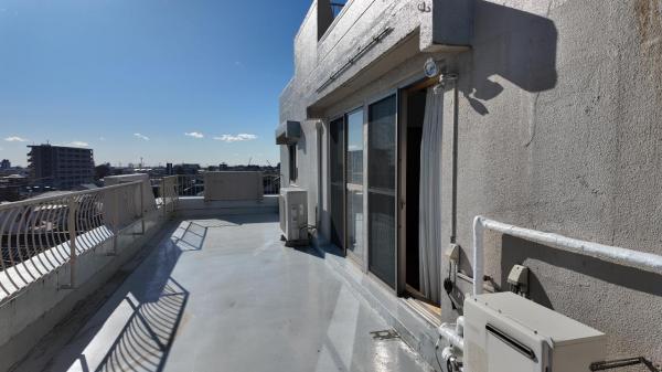 宇都宮市本丸町　宇都宮第３チサンマンション バルコニー 