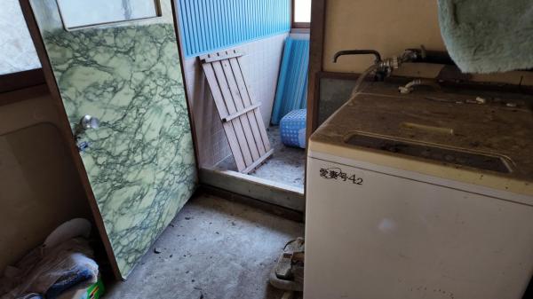 矢板市上太田　平屋5K　古民家風 脱衣場