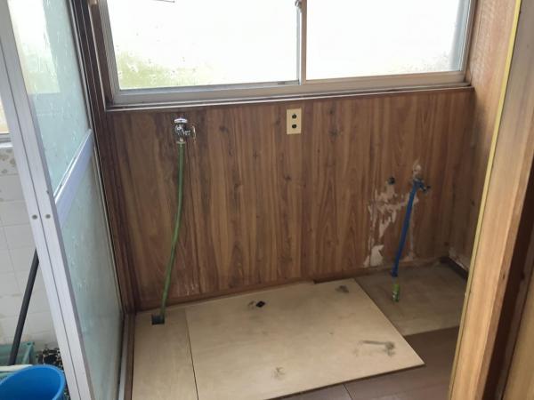 日光市岩崎　2階建て6K　文挾駅まで約600ｍ 脱衣場