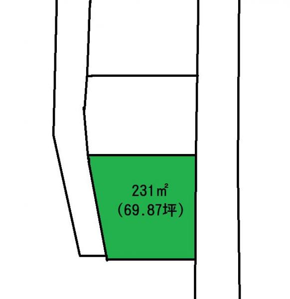 ◇鹿沼市樅山町◇駅に近い約69坪のお土地 区画図 