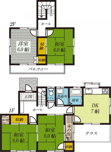中古戸建 栃木県鹿沼市緑町2丁目1-7 JR日光線鹿沼駅 948万円