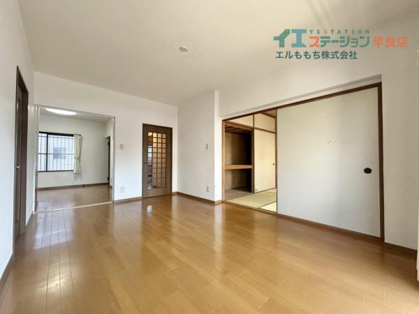 KBCマンションユーハイム百道 リビングダイニング