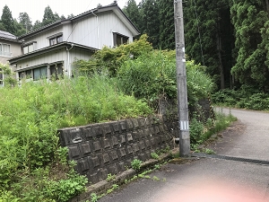 南蒲原郡田上町川船河 現地土地写真 