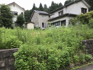 南蒲原郡田上町川船河 現地土地写真 