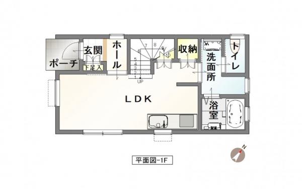 東区山木戸6丁目 間取り図 