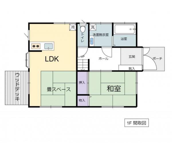 長岡市城岡1丁目 間取り図 