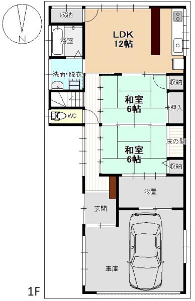 燕市吉田西太田 間取り図 