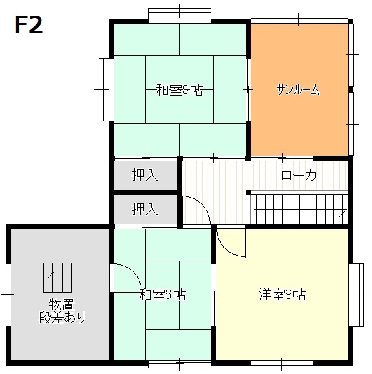 三条市田島2丁目 間取り図 