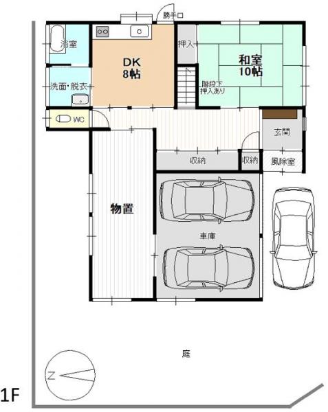 燕市杉柳 間取り図 