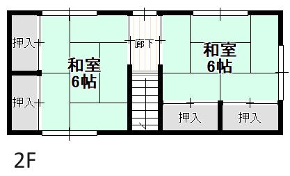 燕市杉柳 間取り図 