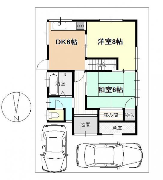 三条市中新 間取り図 