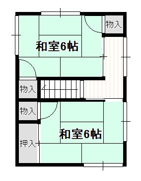 三条市中新 間取り図 