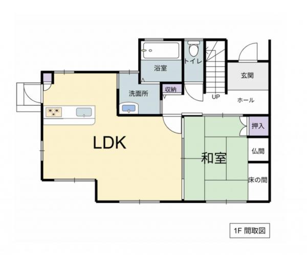 長岡市天下島 間取り図 