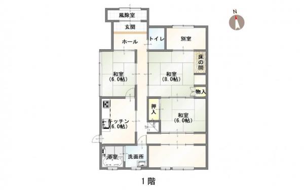新発田市御幸町2丁目 間取り図 