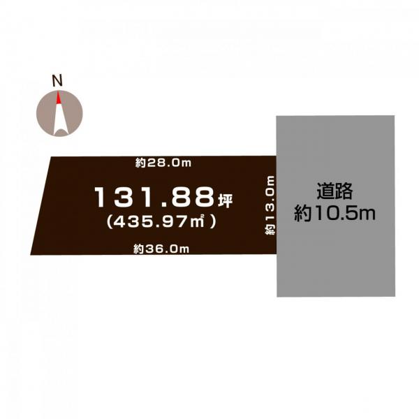 土地 長岡市浦 JR信越本線来迎寺駅 650万円