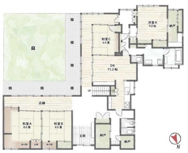 中古戸建 加茂市若宮町１丁目 JR信越本線加茂駅 2,498万円