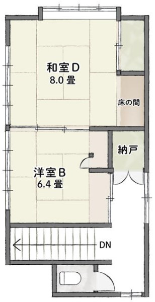 加茂市若宮町1丁目 間取り図 