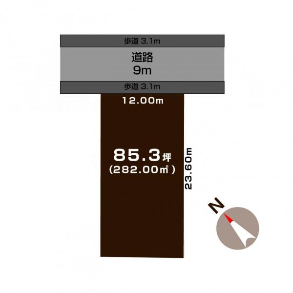 土地 新潟市東区太平４丁目 JR白新線大形駅 1,790万円