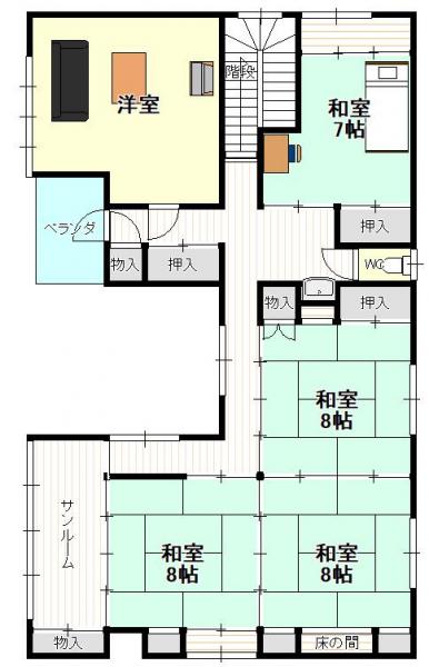 燕市燕 間取り図 